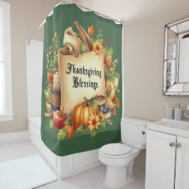 Erntedank Blessing Duschvorhang