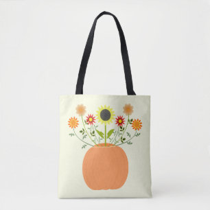 Erntedank Blume in Pumpkin Tasche