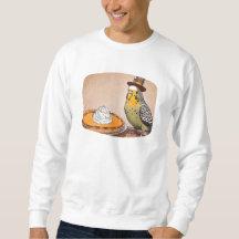 Erntedank Budgie Pilgrim Sweatshirt
