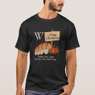 ERNTEDANK Christlich Monogramm T-Shirt