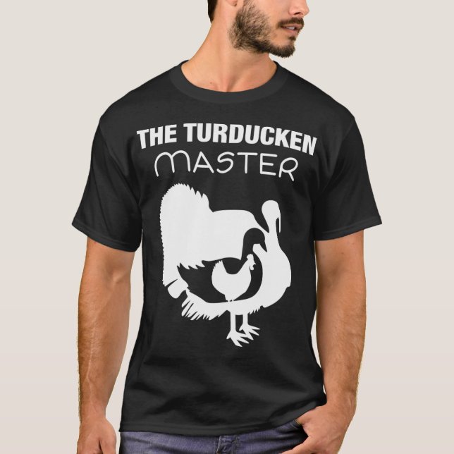 Erntedank Cooking Turducken Master Graphic T-Shirt (Vorderseite)
