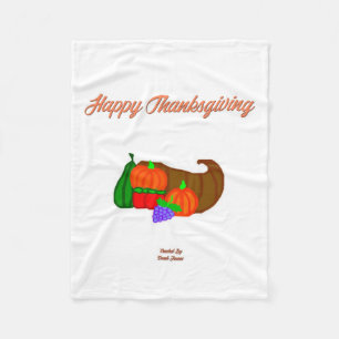 Erntedank Cornucopia Small Fleece Blanka