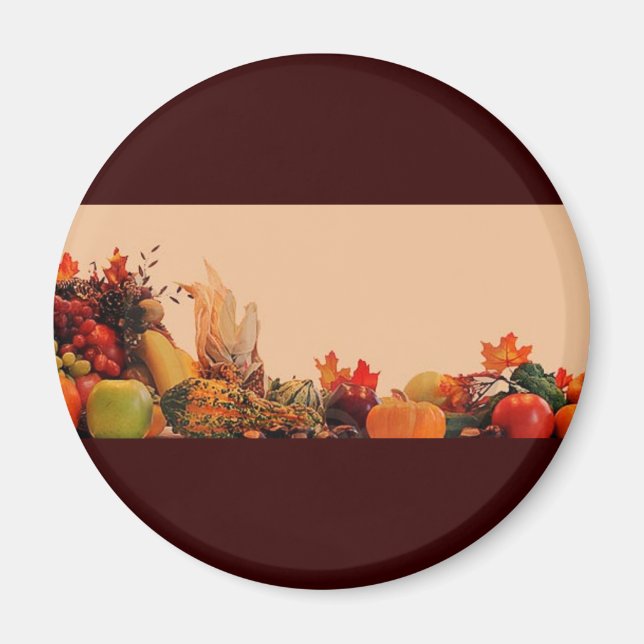 Erntedank/Cornucopie Magnet (Vorne)