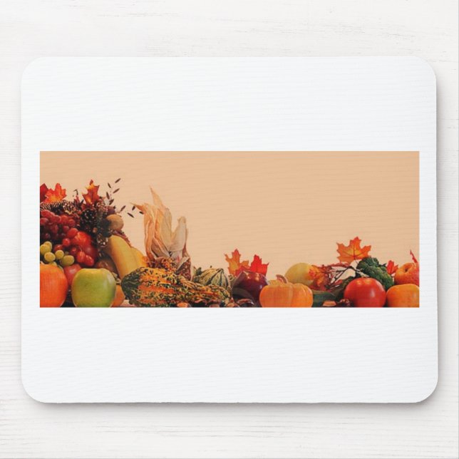 Erntedank/Cornucopie Mousepad (Vorne)
