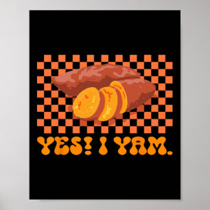 Erntedank Couple Matching Sie ist mein süßer Potat Poster