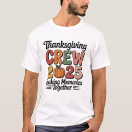 Erntedank-Crew 2025 – Süße Familie Herbst Kürbis  T-Shirt