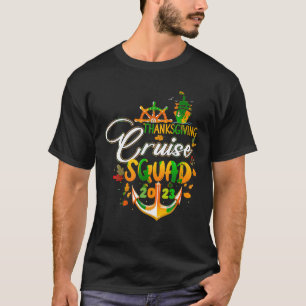 Erntedank Cruise Squad Matching Familienurlaub T-Shirt