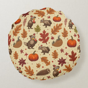 Erntedank Cushion Rundes Kissen