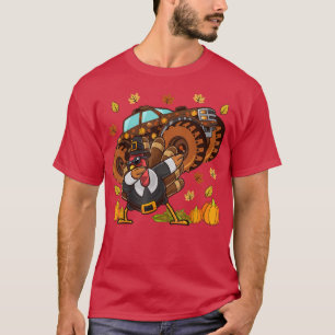 Erntedank Dabbing Türkei Monster Truck T - Shirt