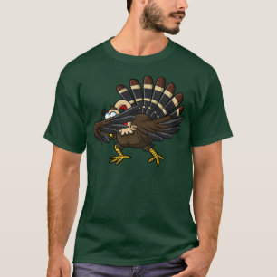 Erntedank Dabbing Turkey Dab Spaß Dance T-Shirt