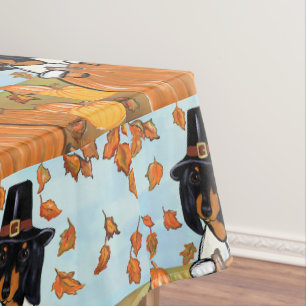 Erntedank Dachshund Tischdecke