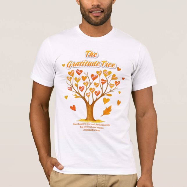 Erntedank Dankbarkeit Bella+Leinwand Kurzer T - Sh T-Shirt (Vorderseite)