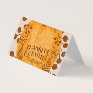 Erntedank Dankend Türkei Pumpkin Zent Card