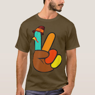 Erntedank Dankeschön Türkei Friedenszeichen T-Shirt