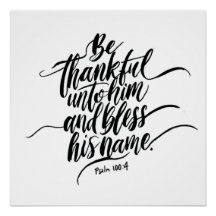 Erntedank Day Bible Verse: Psalm 100:04
