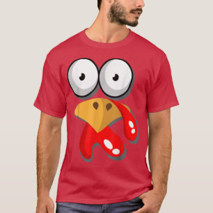 Erntedank Day Funny Turkey Face Friendsg T-Shirt