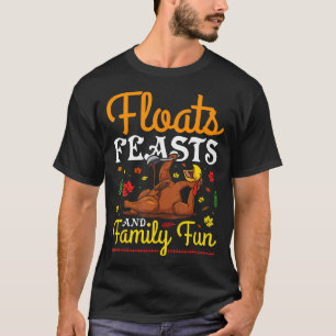 Erntedank Day Parade Glücksbringer Flohfest Fam T-Shirt