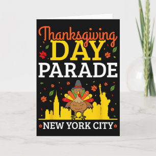 Erntedank Day Parade New York City Karte