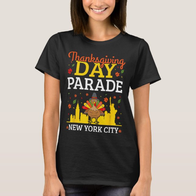 Erntedank Day Parade New York City T-Shirt (Vorderseite)