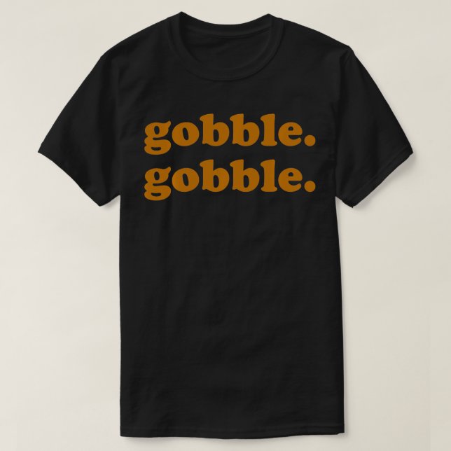 Erntedank Day Turkey Trot Funny T-Shirt (Design vorne)