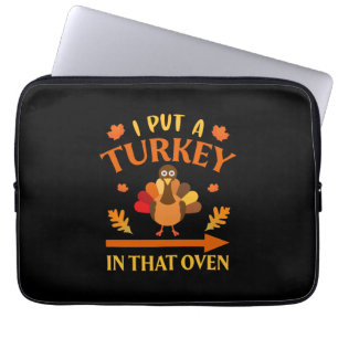 Erntedank, den ich in die Türkei hineinstecke Laptopschutzhülle