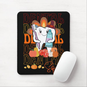 Erntedank Dental Squad festliches Dentalteam Mousepad