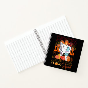 Erntedank Dental Squad festliches Dentalteam Notizbuch