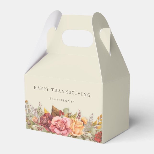 Erntedank der Blumengestelle Geschenkschachtel (Vorderseite)
