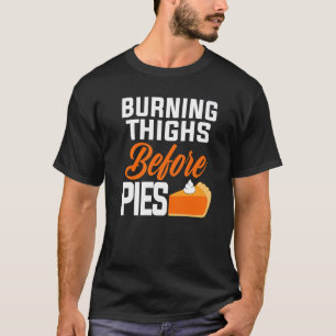 Erntedank, der den Runner in den Oberschenkeln bre T-Shirt
