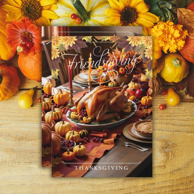 Erntedank der Feierlichkeiten Feiertagskarte (Thanksgiving wishes, cozy holiday card, Thanksgiving warmth, autumn tones, heartfelt Thanksgiving)