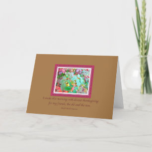 Erntedank der Herbstbremse Karte