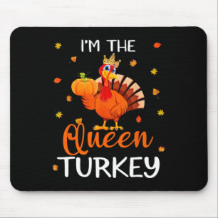 Erntedank der Türkei Königin Türkei Herbst L Mousepad