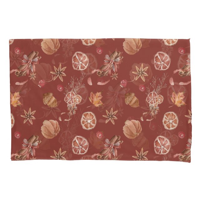 Erntedank des Herbstfalles Kissenbezug (Vorderseite)