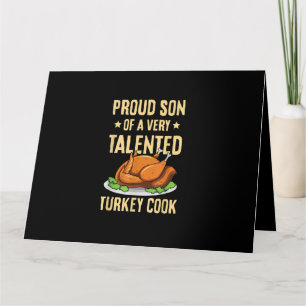 Erntedank Design für einen Sohn eines türkischen K Karte