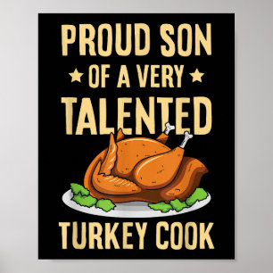 Erntedank Design für einen Sohn eines türkischen K Poster