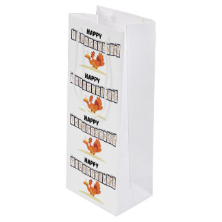 Erntedank-Designpapier-Beutel/Geschenktasche weiß Geschenktüte Für Weinflaschen
