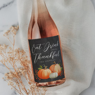 Erntedank Dinner Custom Wine Labels Weinetikett