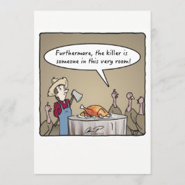 Erntedank Dinner Einladung: Türkei Killer! Einladung