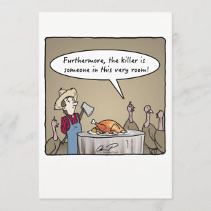 Erntedank Dinner Einladung: Türkei Killer! Einladung