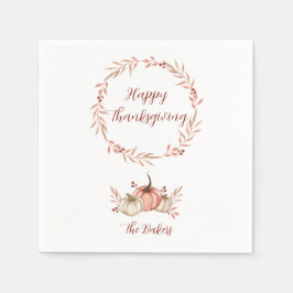 Erntedank Dinner Napkin Pumpkin Gewürz Serviette