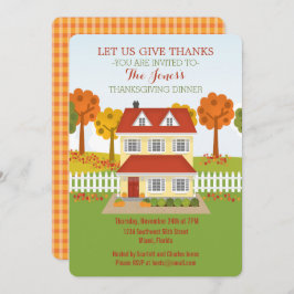 Erntedank Dinner Open House Einladung