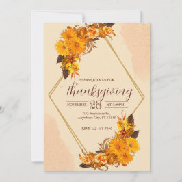 Erntedank Dinner Party Einladung