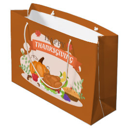 Erntedank Dinner Party niedlich Große Geschenktüte