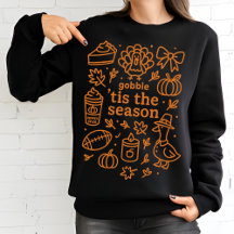 Erntedank Doodle Collage | Burnt Orange Fall