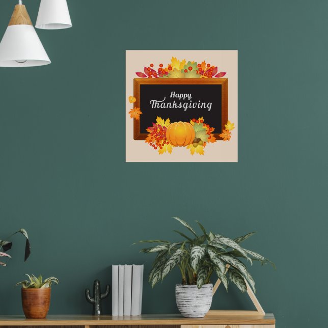 Erntedank drucken, Werteplakatpapier (Matte) Poster (Wohnzimmer 1)