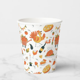 Erntedank Einfaches Party Pumpkins Türkei Weinkult Pappbecher