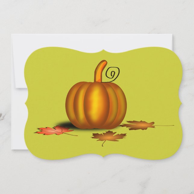 Erntedank Einladung (Vorderseite)