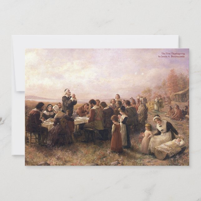 Erntedank Einladung (Vorderseite)