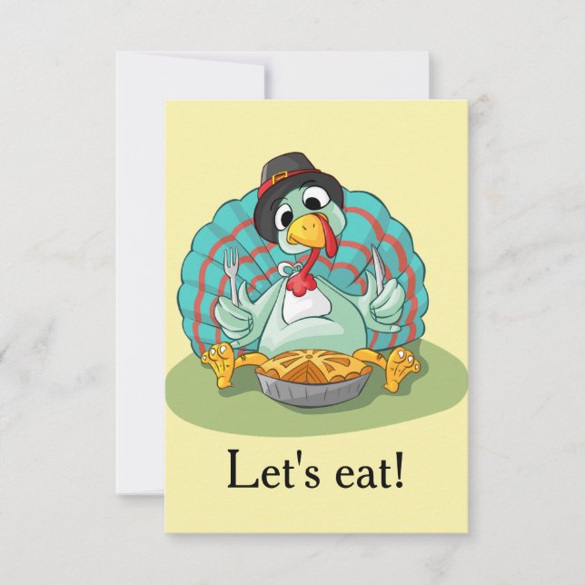 Erntedank Einladung (Vorderseite)