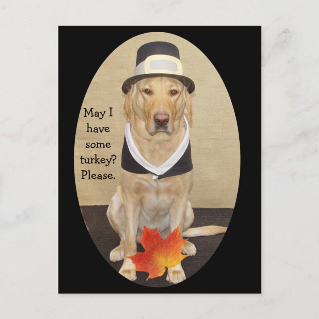 Erntedank Einladungspostkarte (Vorderseite)